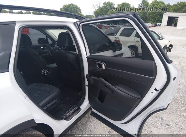 5XYRKDJFXRG290041 2024 KIA SORENTO White Widok naklejki z numerem VIN