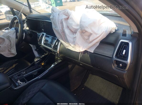 5XYRKDLF0NG086114 2022 KIA SORENTO Green Front interior view