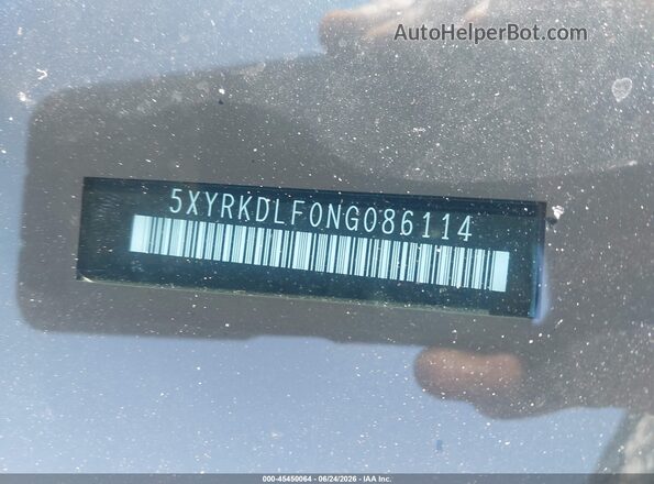 5XYRKDLF0NG086114 2022 KIA SORENTO Green 