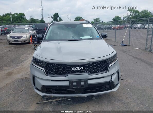 5XYRKDLF0NG152127 2022 KIA SORENTO Gray Vista del cuadro de instrumentos