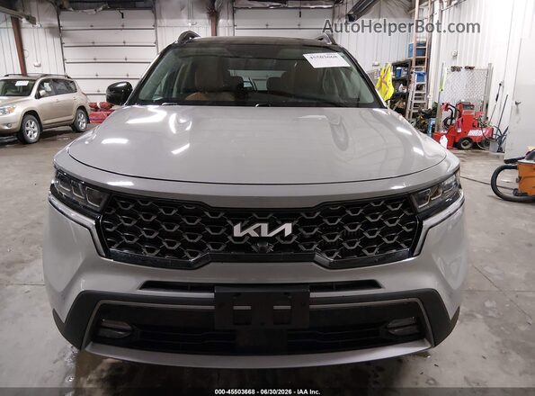 5XYRKDLF0PG191027 2023 KIA SORENTO Gray Vista del cuadro de instrumentos