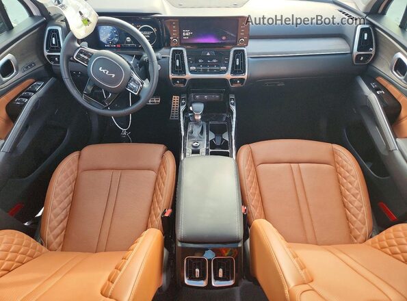 5XYRKDLF1PG229588 2023 KIA SORENTO White Вид панелі приладів