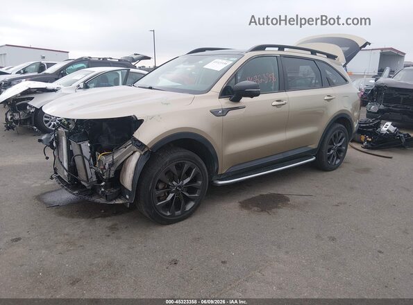5XYRKDLF2MG030495 2021 KIA SORENTO Tan Przód lewy