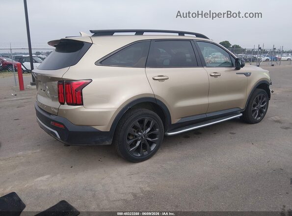5XYRKDLF2MG030495 2021 KIA SORENTO Tan Tył prawy