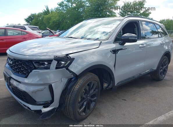 5XYRKDLF2PG196102 2023 KIA SORENTO Gray Przód lewy