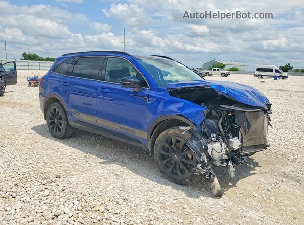 5XYRKDLF3MG017061 2021 KIA SORENTO Blue 