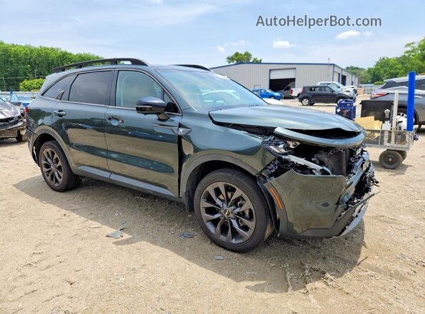 5XYRKDLF3NG074054 2022 KIA SORENTO Green Front right
