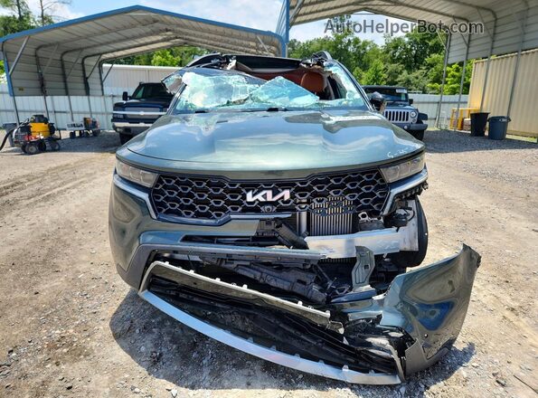 5XYRKDLF3NG148508 2022 KIA SORENTO Green 
