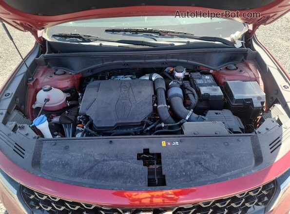 5XYRKDLF3PG219953 2023 KIA SORENTO Red ძრავის განყოფილების ხედი