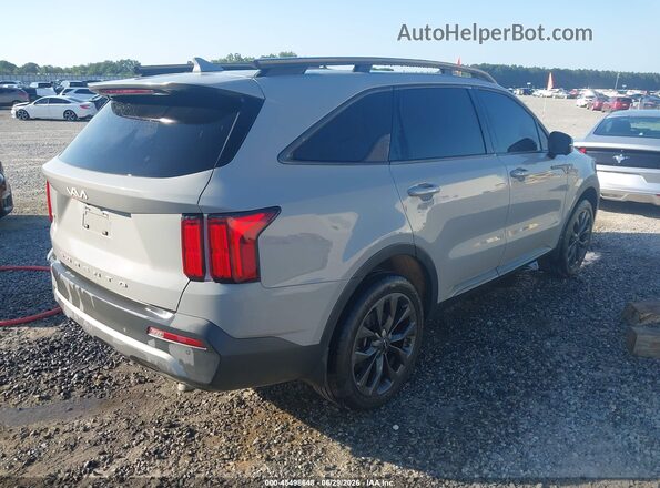 5XYRKDLF4NG106736 2022 KIA SORENTO Light Blue Задня права чверть