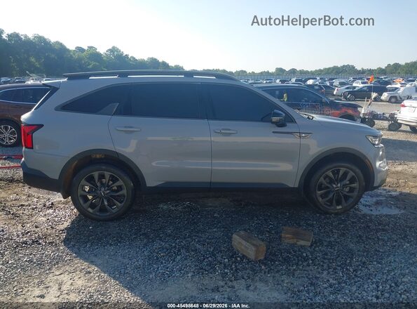 5XYRKDLF4NG106736 2022 KIA SORENTO Light Blue Вид задньої частини салону