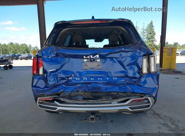 5XYRKDLF4NG130714 2022 KIA SORENTO Blue წინა ხედი