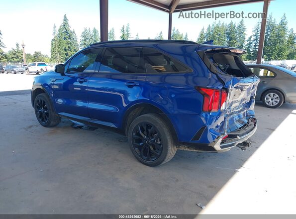 5XYRKDLF4NG130714 2022 KIA SORENTO Blue უკანა მარცხენა