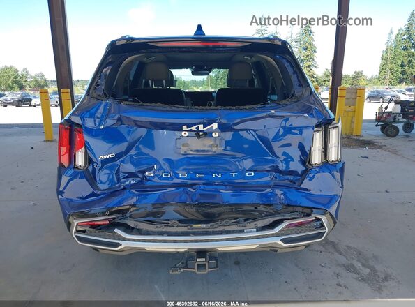5XYRKDLF4NG130714 2022 KIA SORENTO Blue 