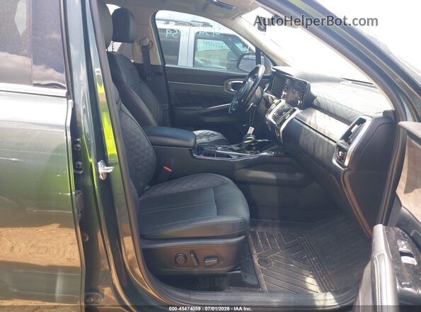 5XYRKDLF6MG024618 2021 KIA SORENTO Gray Widok wnętrza z przodu