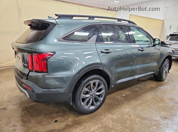 5XYRKDLF8MG058088 2021 KIA SORENTO Green Задня права чверть