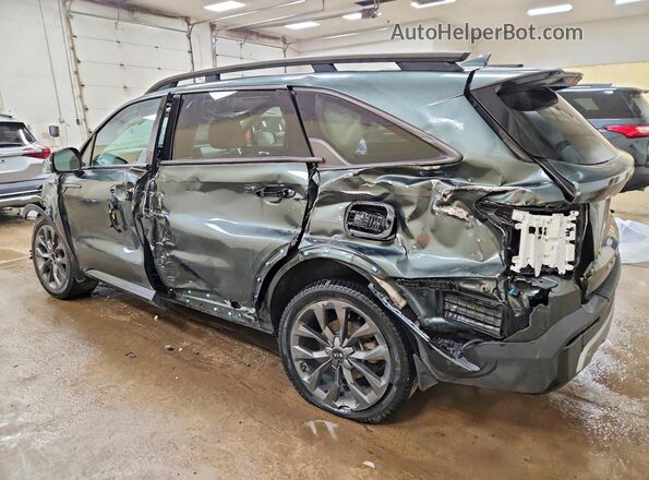 5XYRKDLF8MG058088 2021 KIA SORENTO Green Задня ліва чверть