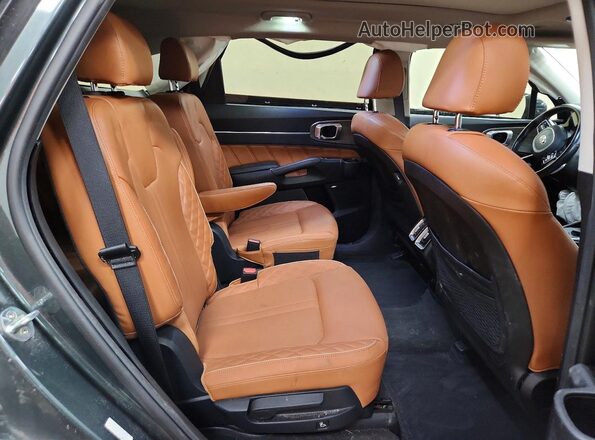 5XYRKDLF8MG058088 2021 KIA SORENTO Green Вид задньої частини салону