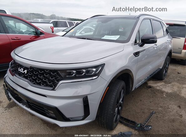 5XYRKDLF8PG217728 2023 KIA SORENTO Gray Передня ліва чверть