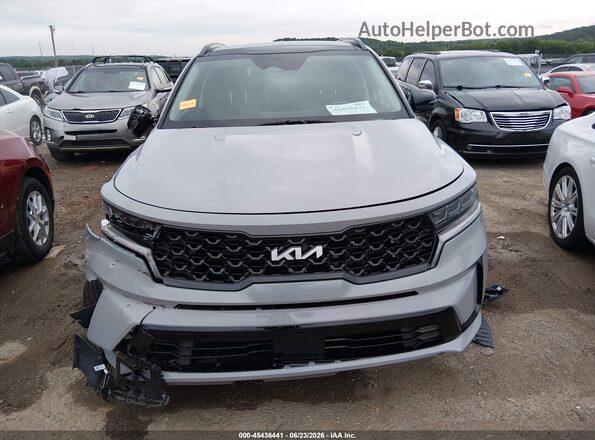 5XYRKDLF8PG217728 2023 KIA SORENTO Gray Вид щитка приладів