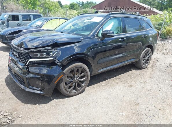 5XYRKDLF9NG079002 2022 KIA SORENTO Black წინა მარცხენა ხედი სამი მეოთხედიდან