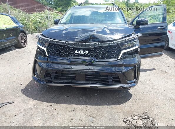 5XYRKDLF9NG079002 2022 KIA SORENTO Black წინა ხედი