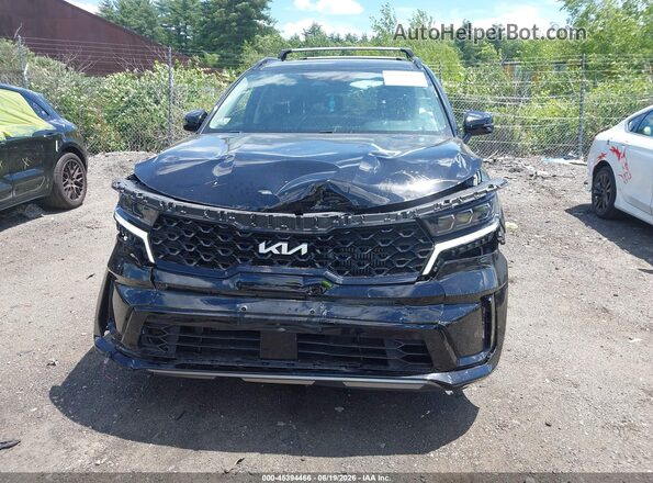 5XYRKDLF9NG079002 2022 KIA SORENTO Black ხელსაწყოთა პანელის ხედი