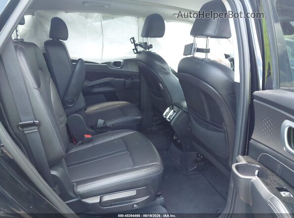 5XYRKDLF9NG079002 2022 KIA SORENTO Black VIN კოდის სტიკერის ხედი