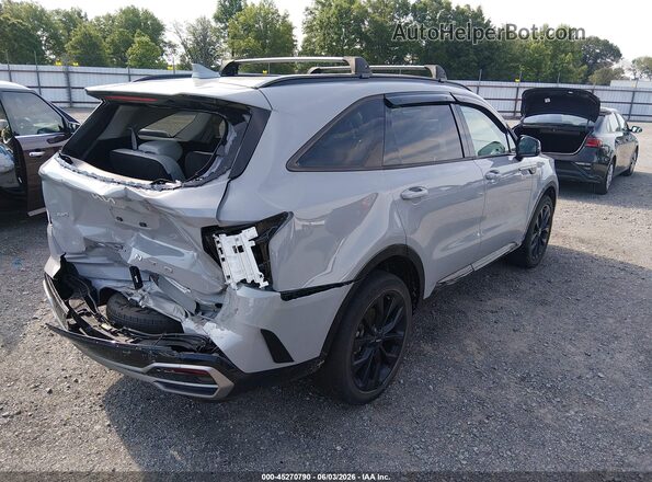 5XYRKDLF9NG121491 2022 KIA SORENTO Gray Հետևի աջ
