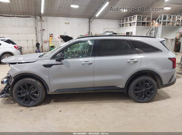 5XYRKDLFXNG155522 2022 KIA SORENTO Gray Vista interior de 360 grados