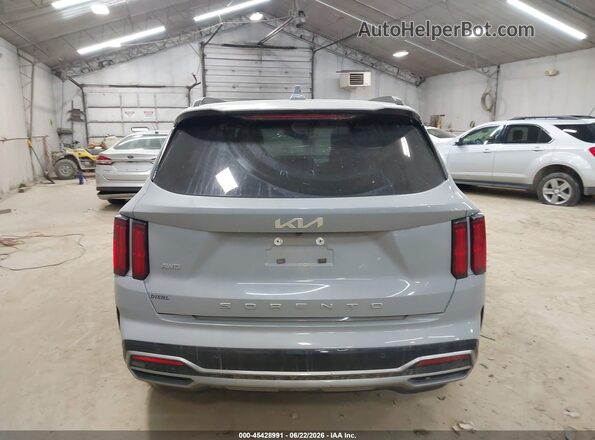 5XYRKDLFXNG155522 2022 KIA SORENTO Gray 