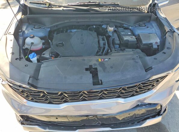5XYRL4JC0RG251252 2024 KIA SORENTO Gray Widok komory silnika
