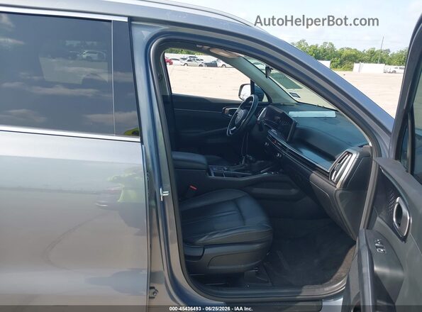 5XYRL4JC1SG323274 2025 KIA SORENTO Gray Вид салону спереду