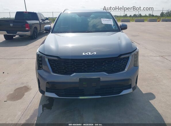 5XYRL4JC1SG323274 2025 KIA SORENTO Gray Вид щитка приладів