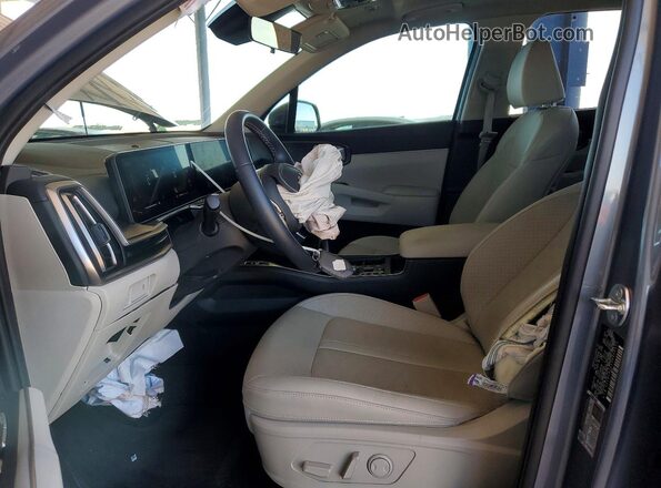 5XYRL4JC1SG369512 2025 KIA SORENTO Gray Vista interior delantera