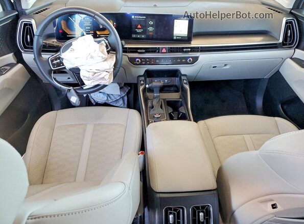 5XYRL4JC1SG369512 2025 KIA SORENTO Gray Vista del salpicadero