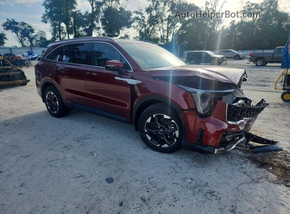 5XYRL4JC2SG358924 2025 KIA SORENTO Red 