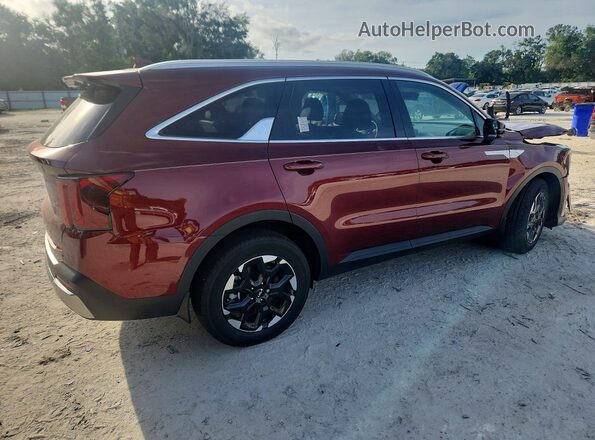 5XYRL4JC2SG358924 2025 KIA SORENTO Red 