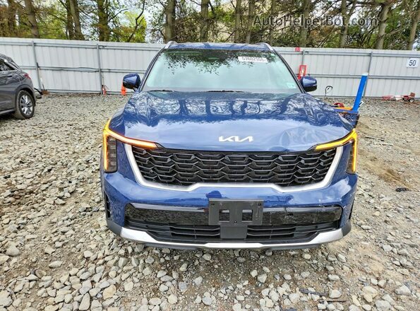 5XYRL4JC4SG403653 2025 KIA SORENTO Blue Вид спереду