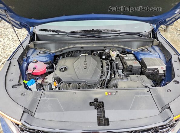 5XYRL4JC4SG403653 2025 KIA SORENTO Blue Вид підкапотного простору