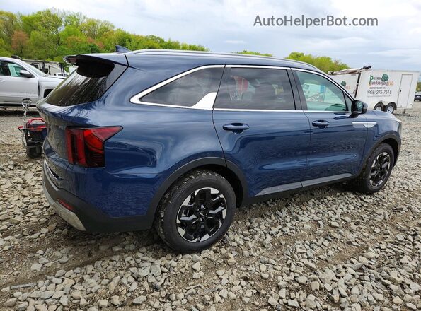 5XYRL4JC4SG403653 2025 KIA SORENTO Blue Задня права чверть