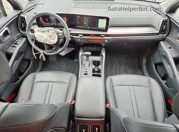 5XYRL4JC4SG403653 2025 KIA SORENTO Blue Вид панелі приладів