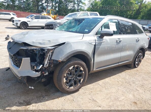 5XYRL4JC4TG438257 2026 KIA SORENTO Gray Առջևի ձախ երեք քառորդ տեսարան