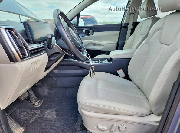 5XYRL4JC5RG263025 2024 KIA SORENTO Gray წინა სალონის ხედი