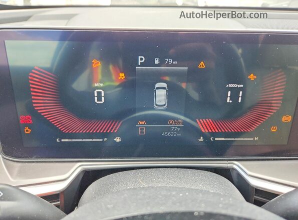5XYRL4JC5RG263025 2024 KIA SORENTO Gray ხელსაწყოთა პანელის ხედი