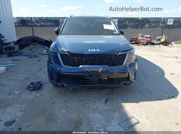 5XYRL4JC5SG329451 2025 KIA SORENTO Blue Vista del cuadro de instrumentos