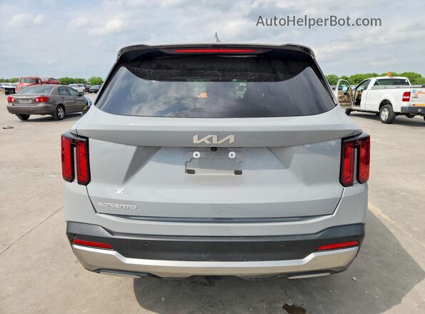 5XYRL4JC6SG318345 2025 KIA SORENTO Gray Вид ззаду