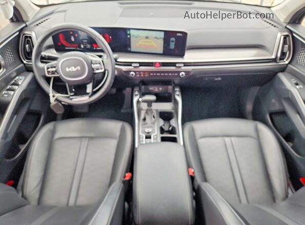 5XYRL4JC6SG318345 2025 KIA SORENTO Gray Вид панелі приладів