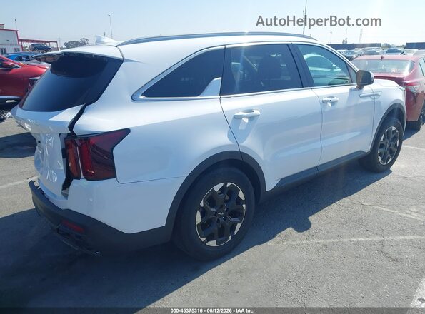 5XYRL4JC6SG327949 2025 KIA SORENTO White უკანა მარჯვენა
