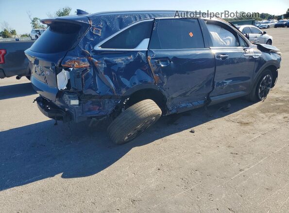 5XYRL4JC7RG278044 2024 KIA SORENTO Синий Задняя правая четверть
